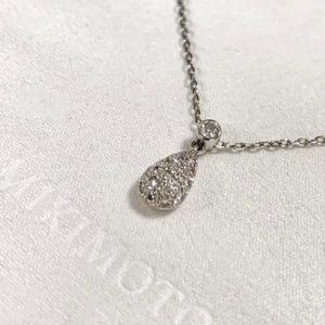 (sold) Mikimoto diamonds necklace